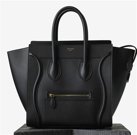 celine luggage black white|celine luggage navy.